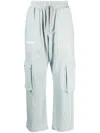 Ih Nom Uh Nit Mission Logo-print Cargo Track Pants In Blue