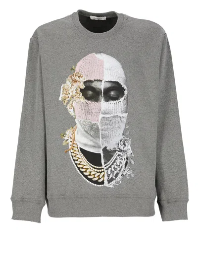 IH NOM UH NIT NEWSPAPER MASK SWEATSHIRT