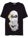 Ih Nom Uh Nit Newspaper Maks Print T-shirt In Black