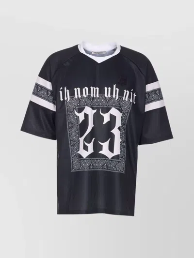 IH NOM UH NIT OVERSIZED GRAPHIC PRINT CREWNECK T-SHIRT