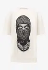 Ih Nom Uh Nit Graphic Print Crew-neck Short Sleeve T-shirt In White