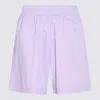 Ih Nom Uh Nit Logo-print Elasticated-waist Shorts In Purple
