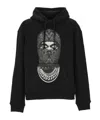 Ih Nom Uh Nit Pattern-printed Drawstring Hoodie In Black