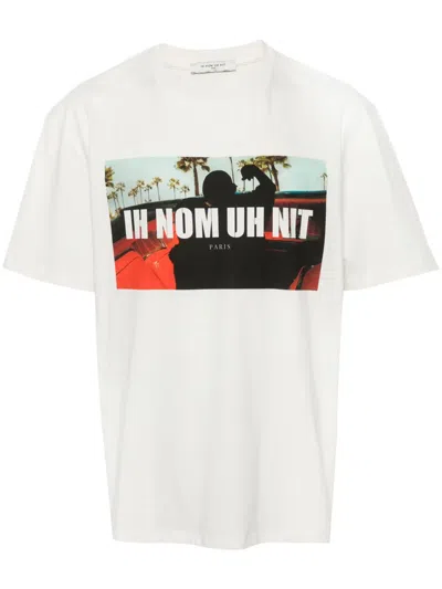 IH NOM UH NIT PHOTOGRAPH-PRINT COTTON T-SHIRT