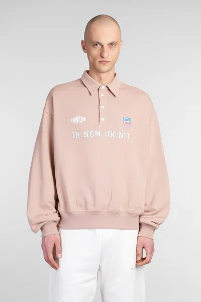 Ih Nom Uh Nit Logo Printed Polo Shirt In Pink
