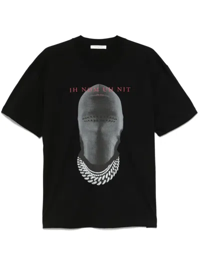 Ih Nom Uh Nit Printed Mask T-shirt In Black