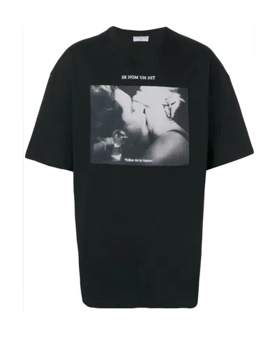 Ih Nom Uh Nit Printed Short Sleeves In Black