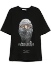 Ih Nom Uh Nit Graphic Mask Print Crewneck T-shirt In Black  