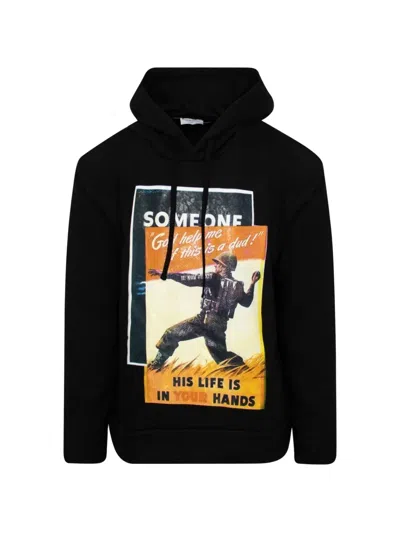 Ih Nom Uh Nit Propaganda 2 Graphic-print Hoodie In Black