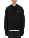 Ih Nom Uh Nit Relaxed Fit Black Hoodie With Graphic Design