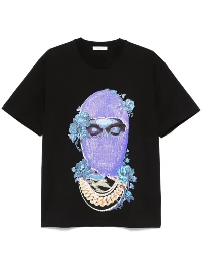 Ih Nom Uh Nit Rose Mask T-shirt In Black
