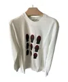 Ih Nom Uh Nit Round-collar Long-sleeve Hoodie In Multicolor