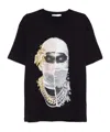 Ih Nom Uh Nit Newspaper Maks Print T-shirt In Black