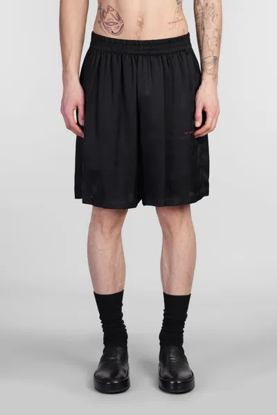 IH NOM UH NIT SHORTS IN BLACK VISCOSE