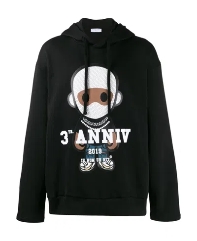 Ih Nom Uh Nit Signature Print Hoodie In Black