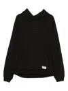 Ih Nom Uh Nit Silicone Logo Hoodie In Black