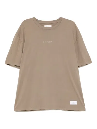 Ih Nom Uh Nit Silicone Logo T-shirt In Brown