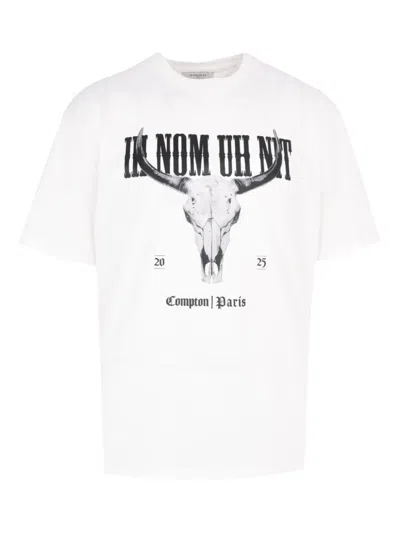 Ih Nom Uh Nit Skull-print T-shirt In White