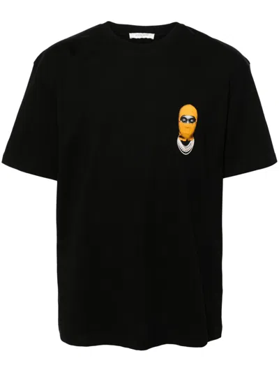 Ih Nom Uh Nit Small Mask-print T-shirt In Black