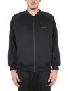 Ih Nom Uh Nit Illustrative-print Bomber Jacket In Black