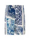 Ih Nom Uh Nit Elasticated Printed Shorts In Blue