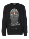 Ih Nom Uh Nit Mash Printed Crewneck Sweatshirt In Black