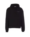 Ih Nom Uh Nit Relaxed Fit Black Hoodie With Graphic Design In Black