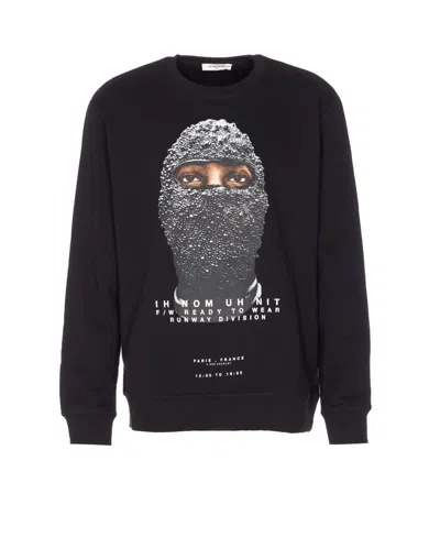 Ih Nom Uh Nit Mask-print Sweatshirt In Black