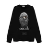 Ih Nom Uh Nit Black Mask-print Sweater In Black