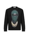 Ih Nom Uh Nit Mask20 Green Sweatshirt In Black