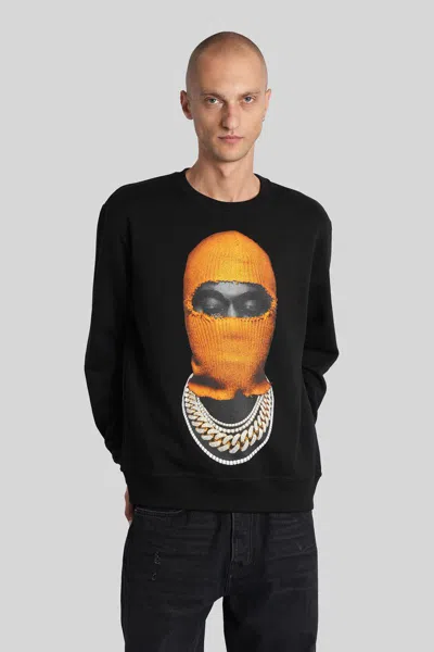 Ih Nom Uh Nit Balaclava-necklace Sweatshirt In Black