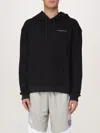 Ih Nom Uh Nit Relaxed Fit Black Hoodie With Graphic Design In Black