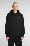 Ih Nom Uh Nit Relaxed Fit Black Hoodie With Graphic Design In Black
