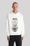Ih Nom Uh Nit Balaclava-print Hoodie In White