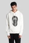 Ih Nom Uh Nit Balaclava-print Hoodie In White