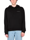 Ih Nom Uh Nit Relaxed Fit Black Hoodie With Graphic Design In Black