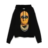 Ih Nom Uh Nit Balaclava-print Cotton Hoodie In Black