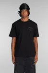 Ih Nom Uh Nit This Is Authentic Mask On The Back T Shirt T-shirts Black In Black