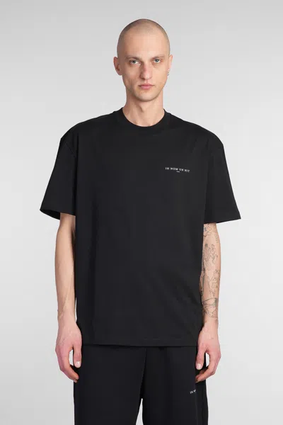 IH NOM UH NIT T-SHIRT IN BLACK COTTON