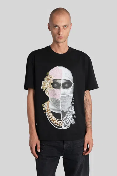 IH NOM UH NIT T-SHIRT IN BLACK COTTON