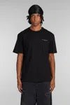 IH NOM UH NIT T-SHIRT IN BLACK COTTON