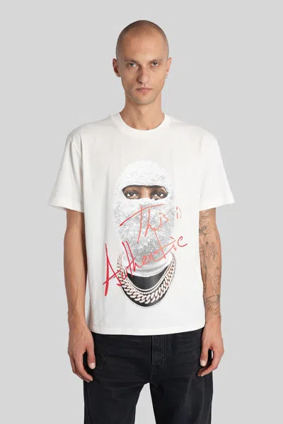IH NOM UH NIT T-SHIRT IN WHITE COTTON