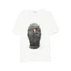Ih Nom Uh Nit Graphic Print Crew Neck Short Sleeve T-shirt In White