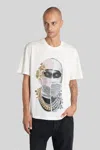Ih Nom Uh Nit Graphic Crew Neck Short Sleeve T-shirt In White