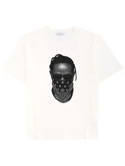 Ih Nom Uh Nit T-shirt With Print In Neutral