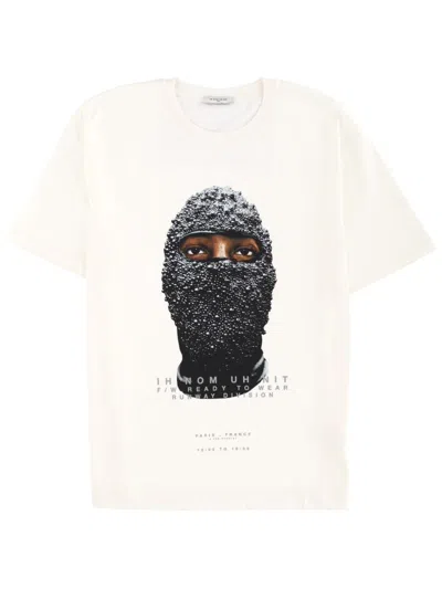 Ih Nom Uh Nit T Shirt With Print In White