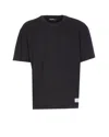 Ih Nom Uh Nit Crewneck Short Sleeve Straight Hem T-shirt In Black