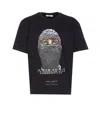 Ih Nom Uh Nit Graphic Mask Print Crewneck T-shirt In Blue