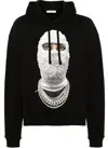 Ih Nom Uh Nit Mask Printed Drawstring Hoodie In Black