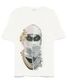 Ih Nom Uh Nit White Newspaper Mask T-shirt